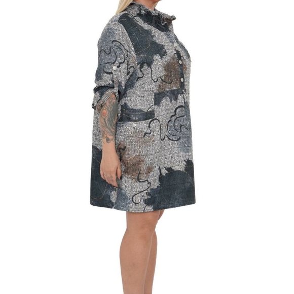 Elegant ESEOGLU Multi Color Tunic Style Modern Perfect for Any XL XXL - Picture 3 of 4